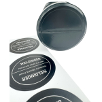 Stickerbogen zur Beschriftung der Aufbewahrungsbox D100 für Schweißdrahtrolle 100 mm