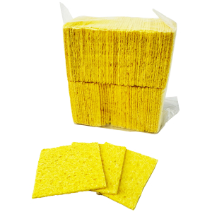 100er-Pack Lötkolben-Reinigungsschwamm 50x45 mm Ersatzschwamm für Lötstationen