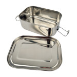 Lunchbox Aktion Edelstahl Einzelfach 18x13 x 7cm