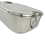 Lunchbox Aktion Edelstahl Einzelfach 18x13 x 7cm