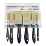Pinselset 10 teilig Flachpinsel 12 mm, 25 mm, 38 mm, 50 mm, 63 mm