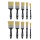 Pinselset 10 teilig Flachpinsel 12 mm, 25 mm, 38 mm, 50 mm, 63 mm