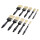 Pinselset 10 teilig Flachpinsel 12 mm, 25 mm, 38 mm, 50 mm, 63 mm