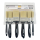 Pinselset 10 teilig Flachpinsel 12 mm, 25 mm, 38 mm, 50 mm, 63 mm