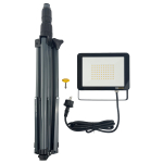 Arbeitsleuchte  LED 50 W, IP65, 175 x 78 x 68 cm mit Stativ bis 155 cm