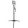 Arbeitsleuchte  LED 50 W, IP65, 175 x 78 x 68 cm mit Stativ bis 155 cm