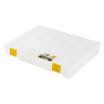 Kleine Organisationsbox 276x203x42 mm transparent (Kunststoffbox Kleinteilebox)
