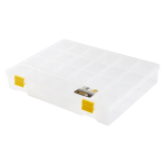 Mittelgroße Organisationsbox 324x247x51 mm transparent (Kleinteilebox Kunststoffbox)