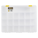 Mittelgroße Organisationsbox 324x247x51 mm transparent (Kleinteilebox Kunststoffbox)
