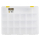 Mittelgroße Organisationsbox 324x247x51 mm transparent (Kleinteilebox Kunststoffbox)