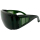 B-Ware WELDINGER Schweisserbrille Panorama grün DIN5 - für Brillenträger!