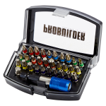Bits-Set farbig markiert 32-teilig mit Box