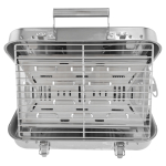 Set GARDINGER Gasgrill BBQ45 Edelstahl mit Umfüllset Propanflasche Profill 0,5