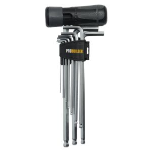 10teiliger Sechskant-Schlüsselsatz mit Griff 1,5 - 10mm