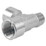 LE-Einschraubstück G 3/8" (IG)- R 3/8" (AG), Messing vernickelt