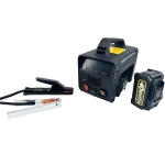 B-Ware AKKU Elektroden-Schweißinverter WELDINGER EM 120 akku 5-120 A mit Akkus Ladegerät