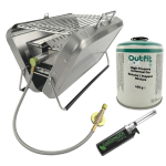 Aktion Camping Gasgrill BBQ42 mit 450 g Gaskartusche EN 417