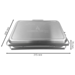 Aktion Camping Gasgrill BBQ42 mit 450 g Gaskartusche EN 417