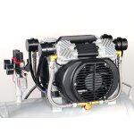 FK480 Alu pro WELDINGER Flüsterkompressor Werkstattprofi 3500 W 3-10 bar 39l Aluminiumtank Gewicht 22 kg
