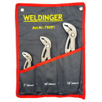 3er-Set Wasserpumpenzangen 7"/10"/12" 180-300 mm WELDINGER