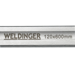 WELDINGER Schlosser-Schraubzwinge Ganzstahl 2K Griff...
