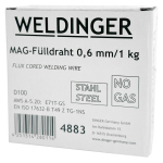 WELDINGER Fülldraht 0,6 mm 1 kg Fülldraht-Gasdüse 5x Stromdüsen MB15