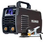 WELDINGER EW 2002 puls dig pro MMA-Schweißinverter Puls Lift-WIG mit Kupfer-Schweißkabeln