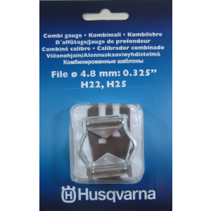 Husqvarna Schärfhilfe Kombilehre für Feile 4,8 mm für Kette 0.325 Zoll 1,5 mm H22 H25