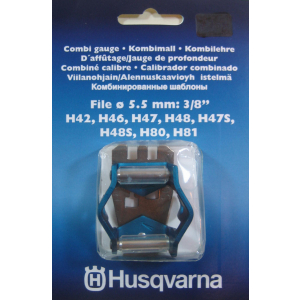 Husqvarna Schärfhilfe Kombilehre für Feile 5,5 mm und Kette3/8 Zoll H42, H46, H48, H47s, H48s, H80, H81