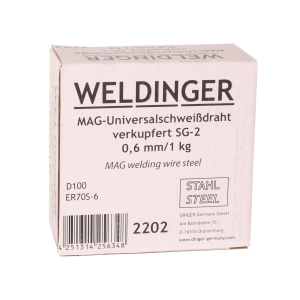 SG2 MAG- 0,6 mm 1 kg Universalschweidraht verkupfert WELDINGER