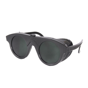 WELDINGER Schweißerbrille DIN 5 schwarz (Autogenschutzbrille Schweißbrille)