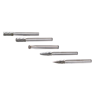 HM Frsstifte 5-tlg. fr Metall fr Geradschleifer 6 mm Schaft