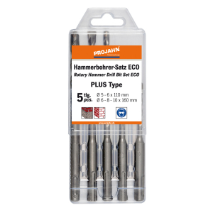 PROJAHN Hammerbohrer-Satz SDS-plus ECO 5-10mm