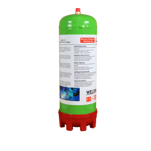 Argon 4.6 Einwegflasche 2 L jetzt 220 Liter Schweißgas für WIG und MIG WELDINGER