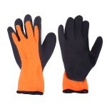 Winterhandschuhe orange mit Latexbeschichtung Gr. 8-11