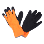 Winterhandschuhe orange mit Latexbeschichtung Gr. 8-11