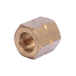 berwurfmutter M10 x1 links Messing