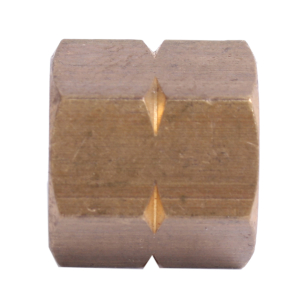 berwurfmutter M10 x1 links Messing