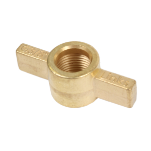 Überwurfmutter 3/8" links Flügelmutter Messing