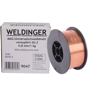 SG2 MAG- 0,8 mm 1,0 kg Universalschweißdraht verkupfert WELDINGER