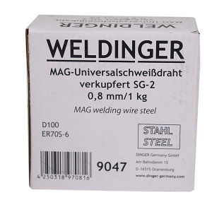 SG2 MAG- 0,8 mm 1,0 kg Universalschweidraht verkupfert WELDINGER