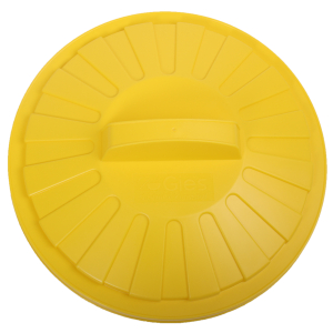 gelber Kunststoffdeckel für die kleine SackTonne (gelber Sack)