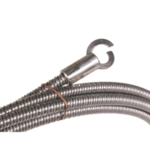 Stospirale 5,00 m x 8 mm mit Holzgriff Rohrreinigungsspirale