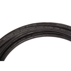 WELDINGER Druckluftschlauch fr Argon und MigMag Schweien per 1 m 6,0 x3,5 mm bis 20 bar