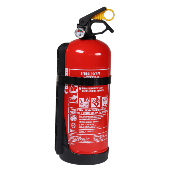 ABC Feuerlöscher 1Kg mit Druckanzeige