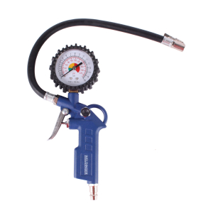 Auto fahrrad reifen druckmesser pistole manometer luftpumpe pistole mit  flexiblem schlauch