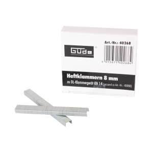 Tackerklammern 5000 Stück, 8 mm lang 12,8 mm breit auch für DL-Klammergerät von Güde