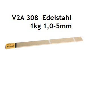 Edelstahlschweißstäbe V2A 308l 1 kg 1m lang