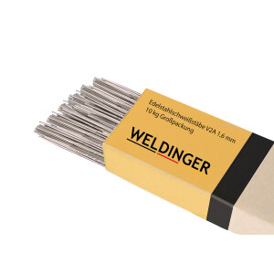 10 kg Edelstahlschweißstäbe V2A 1,6 mm 10 kg Großpackung