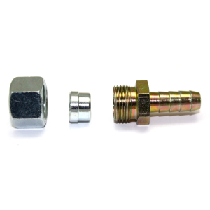 Schlauchtlle  9 mm mit Schneidringverschraubung fr 12 mm Rohr